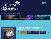 Tablet Screenshot of cinemasaver.com